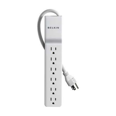 Belkin Surge Protector - 4 Outlets, 4ft Cord (BE106000-04)