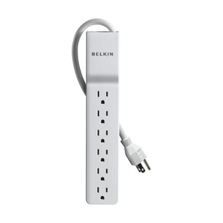 Belkin Surge Protector - 2.5ft Cord (BE106000-2.5)