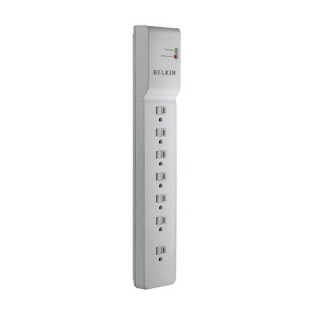 Belkin Surge Protector - 7 Outlets, 6ft Cord (BE107000-06-CM)