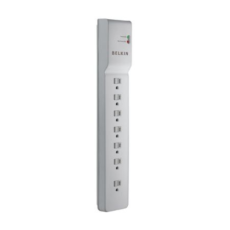 Belkin Surge Protector - 7 Outlets, 6ft Cord (BE107000-07-CM)