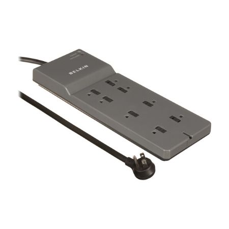 Belkin Surge Protector - 8 Outlets, 6ft Cord (BE108000-08-CM)