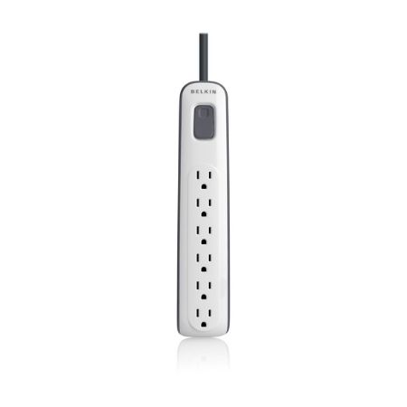 Belkin Surge Protector - 4 Outlets, 4ft Cord (BV106000-04)