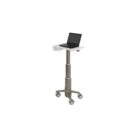 Ergotron CareFit cart - Slim - for notebook - white, warm gray