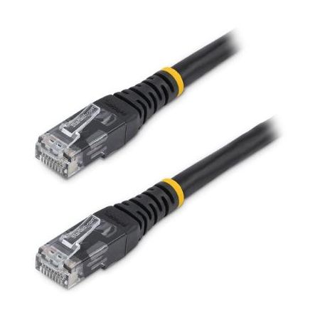 StarTech Cat 6 Ethernet Patch Cable (6', Black) - C6PATCH6BK