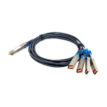 QNAP CAB-DAC15M-Q28B4 QSFP28 100GbE Break Out Four SPF28 25GbE Twinaxial Direct Attach Cable (4.9')