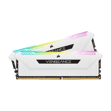 Corsair CMH32GX4M2D3600C18W 32GB VENGEANCE RGB PRO SL DDR4 Memory Kit (White, 2 x 16GB)