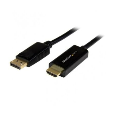 StarTech 16ft 5m DisplayPort to HDMI Cable - 4K 30Hz Video - DP to HDMI Adapter Cable - Passive - DP2HDMM5MB