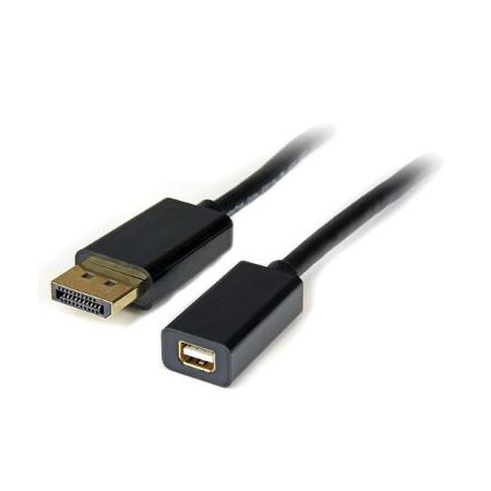 StarTech DisplayPort Male to Mini DisplayPort Female Adapter Cable (3') - DP2MDPMF3