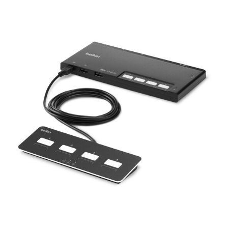 Belkin F1DN104MOD-BA-4 Modular KVM Switch - 4 Ports 