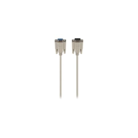 Belkin VGA (M) to VGA (F) Display Extension Cable - 6ft - Video Adapter Cable - Beige - F2N025B06