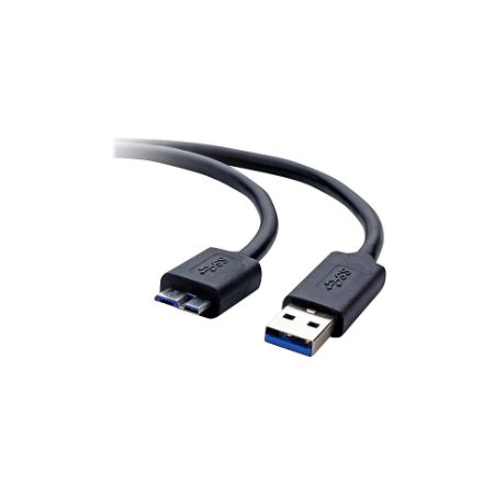 Belkin SuperSpeed USB 3.0 Cable A to Micro-B - USB cable - USB Type A to Micro-USB Type B - 3 ft - F3U166B03