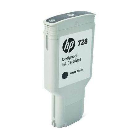 HP F9J68A 728 Matte Black DesignJet Ink Cartridge (300ml)