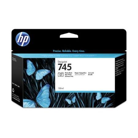 HP F9J98A 745 DesignJet Photo Black Ink Cartridge (130mL)