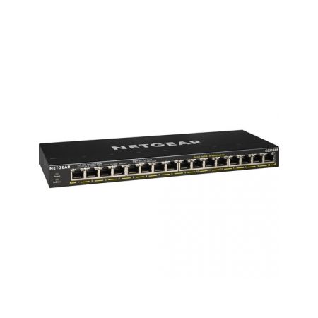 Netgear GS316PP 16-Port Gigabit PoE+ Compliant Unmanaged Switch