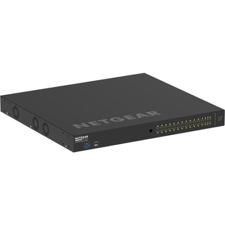 Netgear AV Line M4250 GSM4230PX 24-Port Gigabit PoE+ Compliant Managed Network Switch with SFP+ (480W)