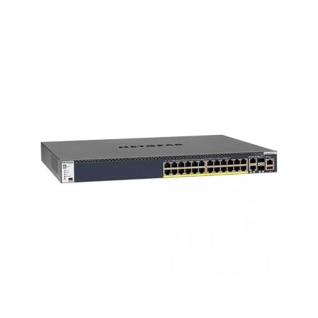 Netgear M4300-28G-PoE+ 26-Port 1G/10G PoE+ Compliant Managed Network Switch with SFP+ (630W)