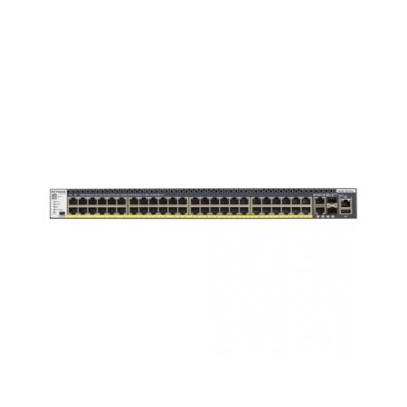 Netgear M4300-52G-PoE+ 50-Port 1G/10G PoE+ Compliant Managed Network Switch with SFP+