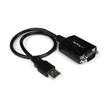 StarTech 1 Port Professional USB to Serial Adapter Cable with COM Retention (1') - ICUSB2321X