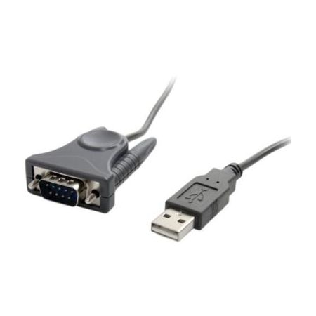 StarTech USB to RS232 DB9/DB25 Male to Male Serial Adapter Cable (Gray) - ICUSB232DB25