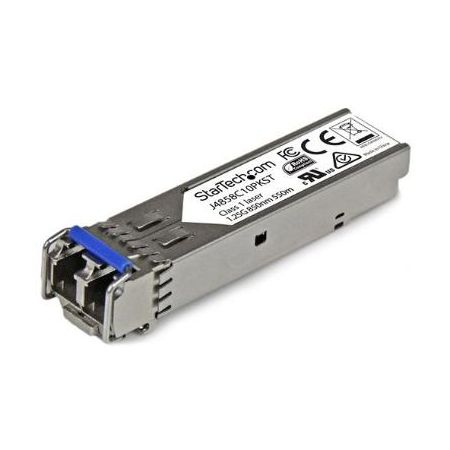 StarTech Gigabit Fiber SFP SM/MM LC with DDM Transceiver Module - HP J4859C Compatible (Up to 6.2 mi)