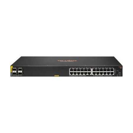 Aruba JL677A 6100 24-Port PoE+ Compliant Gigabit Managed Network Switch with SFP+