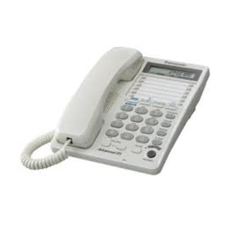 Panasonic KX-TS208W Corded Integrated Telephone System 2-Line