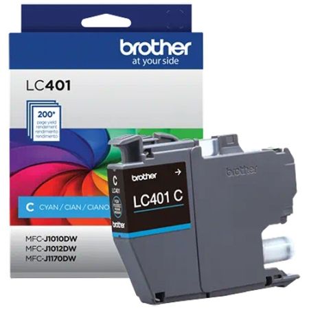 Brother LC401CS Standard Yield Cyan Ink Cartridge