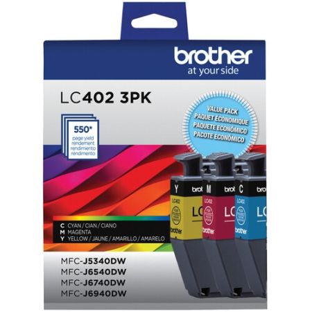 Brother LC4023PKS Genuine INK vestment Tank Standard-Yield Color Ink Cartridge Set