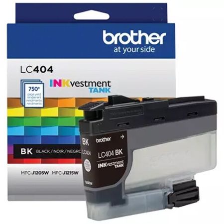 Brother LC404BKS Genuine INK vestment Tank Standard Yield Black Ink Cartridge