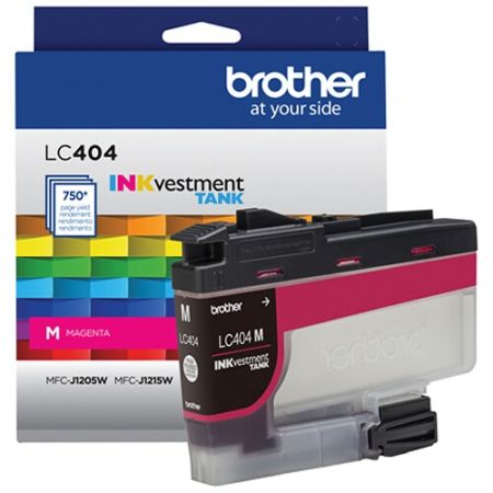 Brother LC404MS Genuine INK Vestment Tank Standard Yield Magenta Ink Cartridge