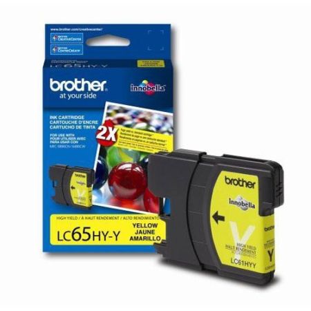 Brother LC65HYY Innobella High-Yield Yellow Ink Cartridge