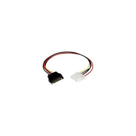 StarTech SATA to Molex LP4 Power Cable Adapter - F/M - LP4SATAFM12