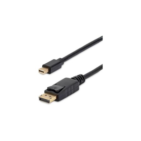 StarTech 3ft (1m) Mini DisplayPort to DisplayPort 1.2 Cable - 4K x 2K mDP to DP Adapter Cable - MDP2DPMM3