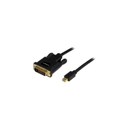 StarTech 3ft Mini DisplayPort to DVI Cable - Mini DP to DVI-D Adapter Cable, 1080p Video mDP 1.2 - MDP2DVIMM3B