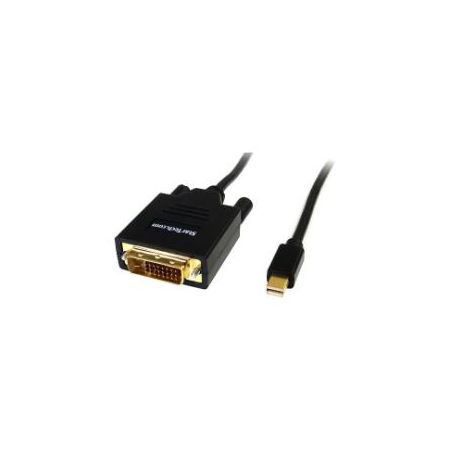 StarTech 6ft Mini DisplayPort to DVI Cable - Mini DP to DVI-D Adapter Cable, 1080p Video mDP 1.2 - MDP2DVIMM6