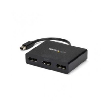 StarTech 3-Port Multi Monitor Adapter, Mini DisplayPort 1.2 to DP MST Hub, Video Splitter for Extended Desktop Mode - MSTMDP123DP