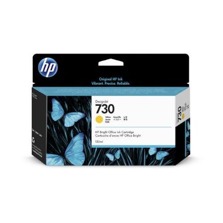 HP P2V64A 730 Yellow Ink Cartridge (130mL)