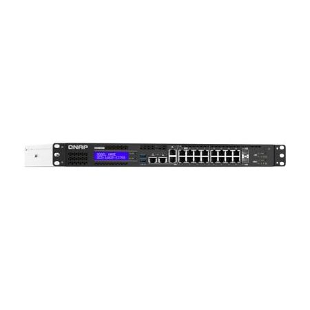 QNAP QGD-1602-C3558-8GB-US 16-Port Multi-Gig PoE 4 Compliant Managed Switch & NAS Enclosure