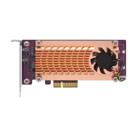 QNAP QM2-2P-244A Dual M.2 22110 / 2280 PCIe Gen2 x4 NVMe SSD Expansion Card