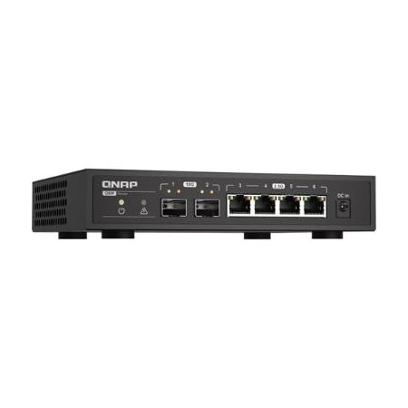 QNAP QSW-2104-2S-A-US 6-Port 10GbE/2.5GbE Unmanaged Switch