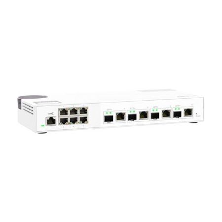 QNAP QSW-M2106-4C-US 10-Port 10GbE/2.5GbE Layer 2 Web Managed Switch