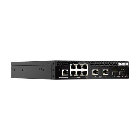 QNAP QSW-M2106R-2S2T-US 10-Port 2.5Gb & 10Gb Managed Network Switch