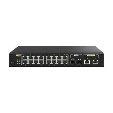 QNAP QSW-M2116P-2T2S-US 18-Port Multi-Gig PoE++ Compliant Managed Switch with SFP+