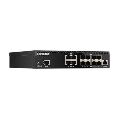 QNAP QSW-M3212R-8S4T-US 12-Port 10G RJ45 / SFP Managed Network Switch