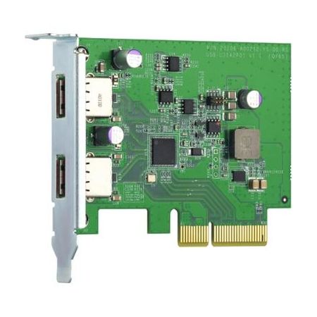 QNAP QXP-10G2U3A 2-Port USB 3.2 Gen 2 Type-A PCIe Card