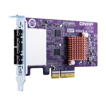 QNAP QXP-800ES-A1164 2-Port SFF-8088 SATA III Host Bus Adapter for QNAP NAS Arrays