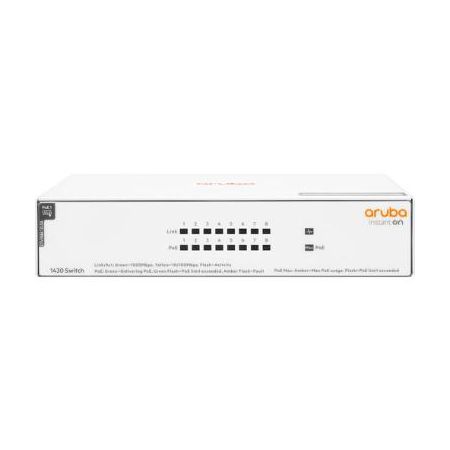 HPE R8R46A#ABA Networking Instant On 1430 8-Port PoE Unmanaged Switch