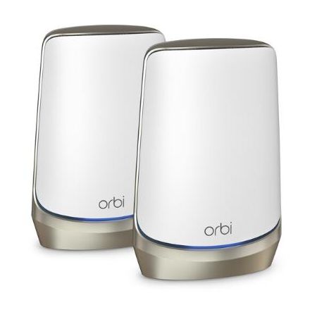 Netgear Orbi 960 AXE11000 Wireless Quad-Band 2-Piece Mesh Wi-Fi System (White)