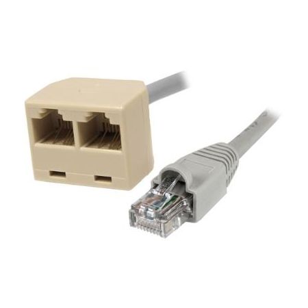 StarTech 2-to-1 RJ45 Splitter Adapter - RJ45SPLITTER