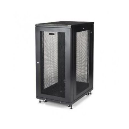 StarTech RK2433BKM rack cabinet 24U Freestanding rack Black